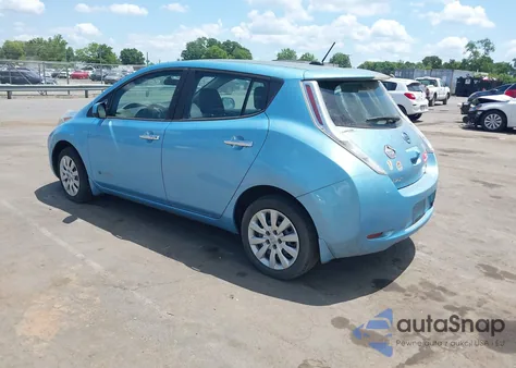 2015 Nissan Leaf S/Sv/Sl z USA, uszkodzony, nr VIN 1N4AZ0CP0FC309886